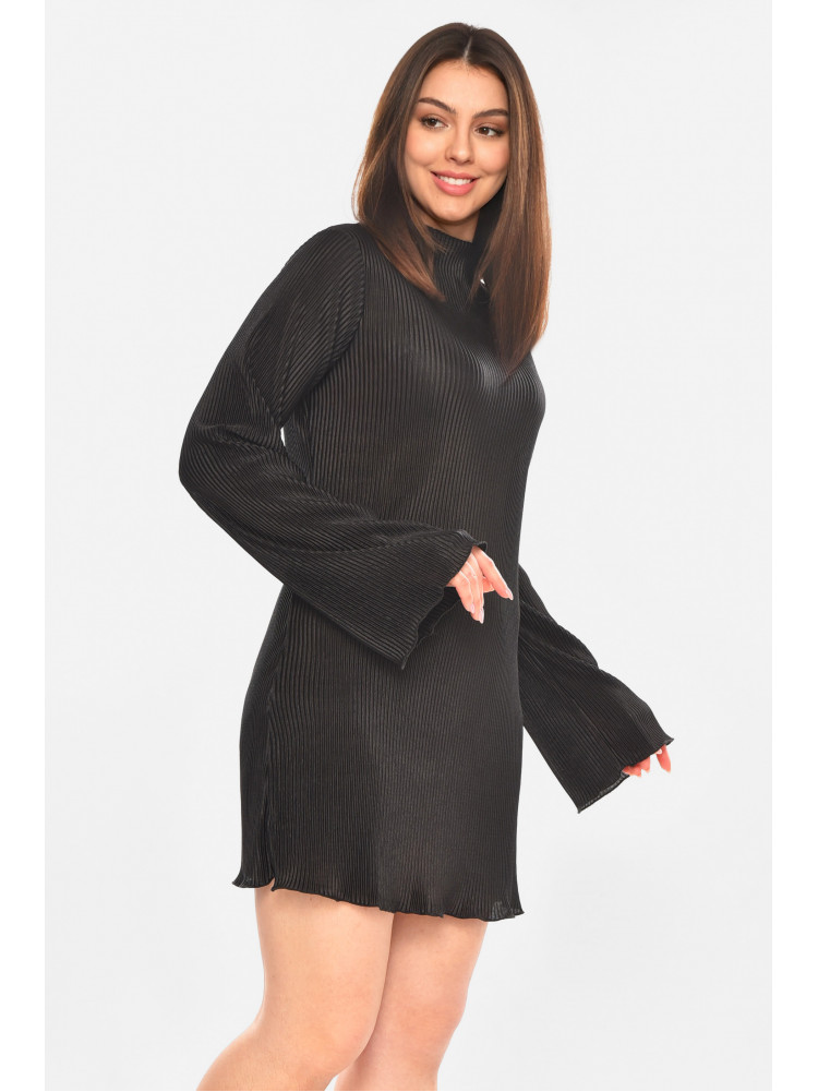 Сукня жіноча однотонна чорного кольору 233 210325C