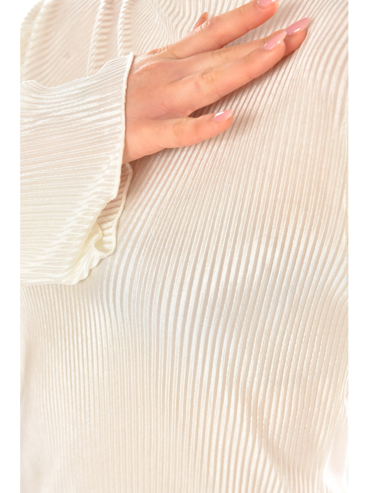 Сукня жіноча однотонна молочного кольору 233 210327C