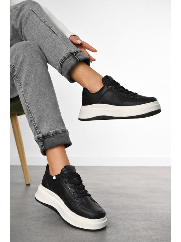 Кросівки жіночі чорного кольору в1-71 210337C