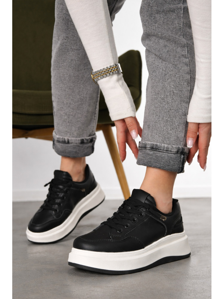 Кросівки жіночі чорного кольору в1-71 210337C