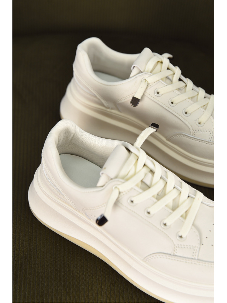 Кросівки жіночі молочного кольору в1-3 210340C