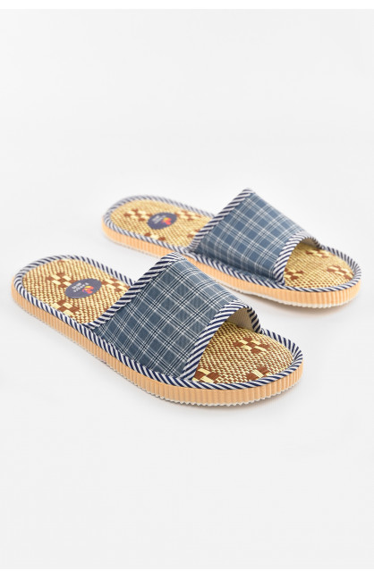 Тапочки комнатные мужские голубого цвета А8954 210343C