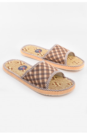 Капці кімнатні чоловічі коричневий кольору А8954 210345C Капці кімнатні чоловічі коричневий кольору А8954 210345C