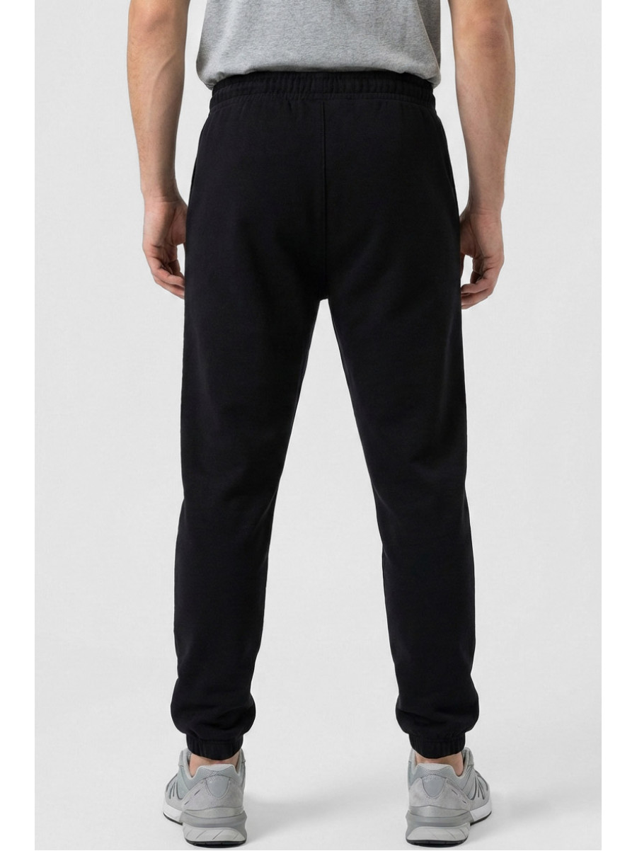Спортивні штани чоловічі на флісі чорного кольору CS-2203 210373C