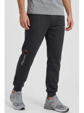 Спортивные штаны мужские на флисе тёмно-серого цвета CS-2203 210375C