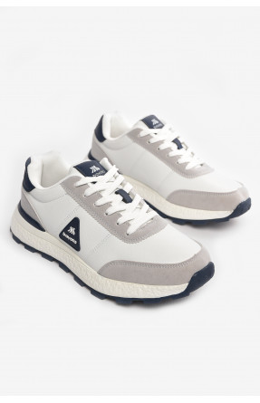 Кроссовки мужские бело-серого цвета А1148-5 210380C Кроссовки мужские бело-серого цвета А1148-5 210380C