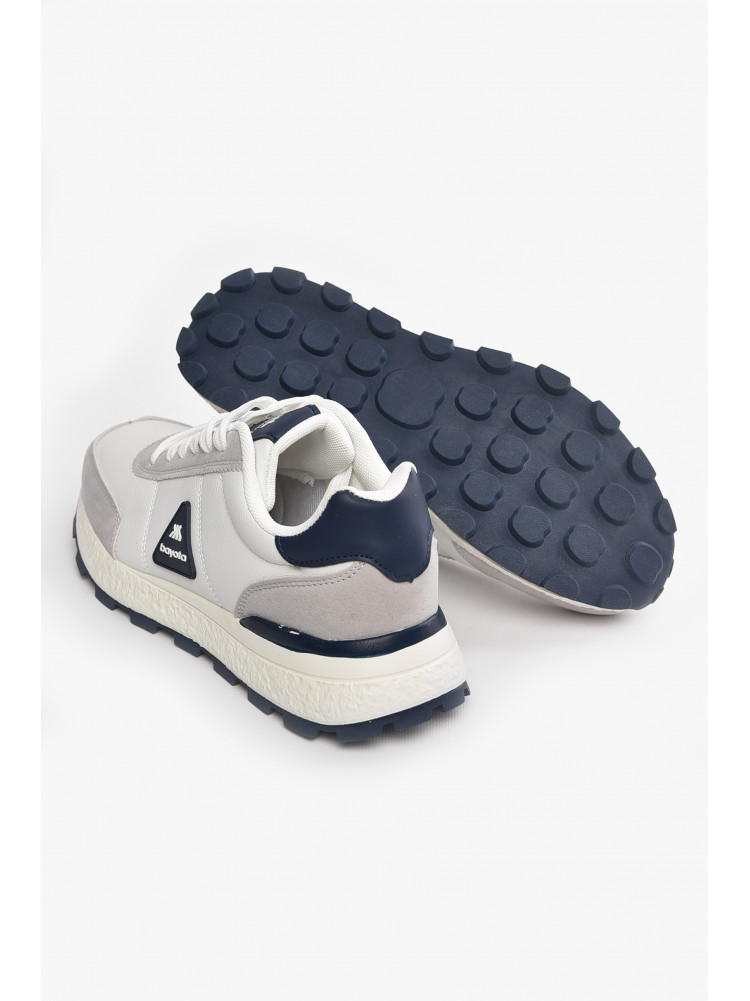 Кроссовки мужские бело-серого цвета А1148-5 210380C