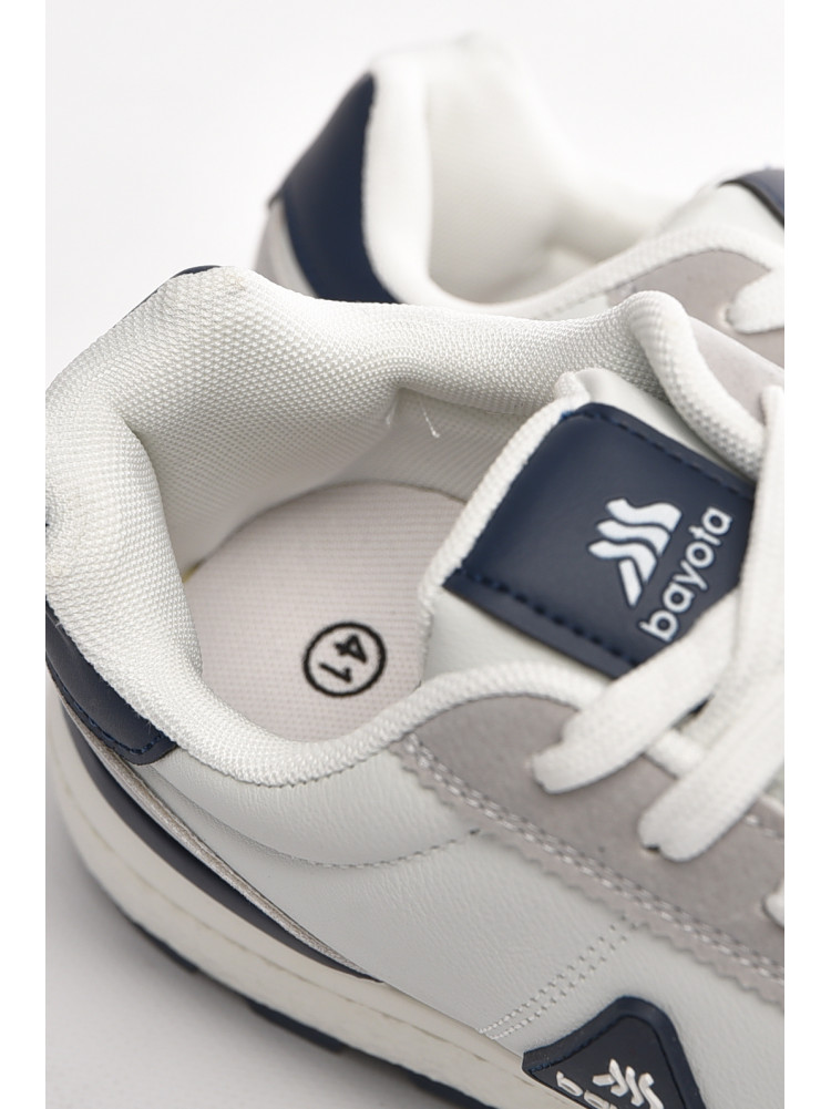 Кроссовки мужские бело-серого цвета А1148-5 210380C