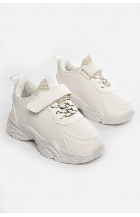 Кросівки дитячі білого кольору PV-779-2 210381C Кросівки дитячі білого кольору PV-779-2 210381C