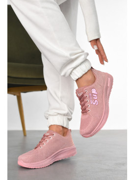 Кроссовки женские розового цвета 100-4 210388C