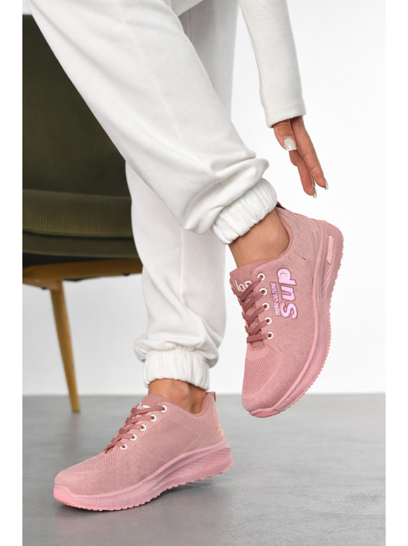 Кроссовки женские розового цвета 100-4 210388C