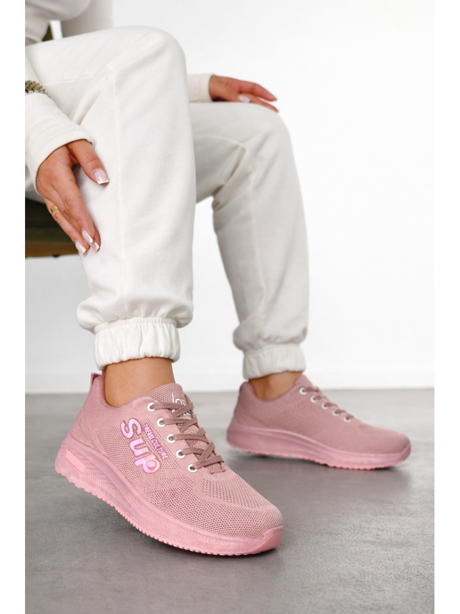 Кроссовки женские розового цвета 100-4 210388C