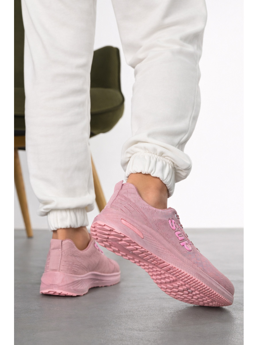 Кроссовки женские розового цвета 100-4 210388C