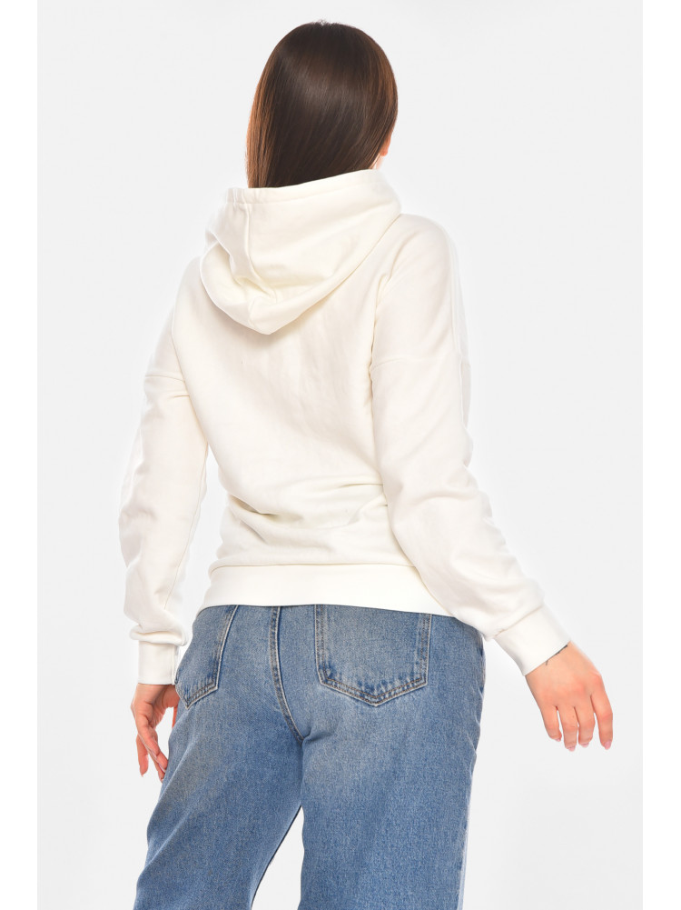 Худі жіноче білого кольору з принтом 249 210393C
