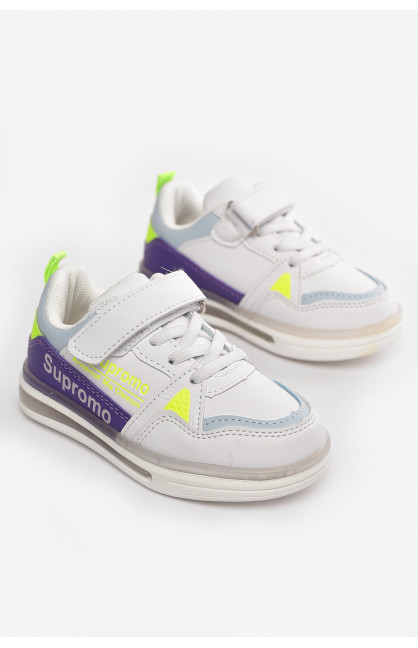 Кроссовки детские белого цвета Н 6116-3 210394C