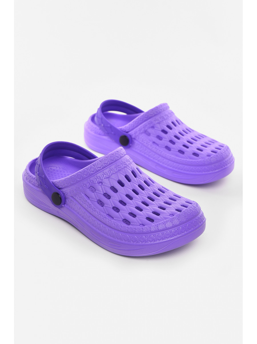 Крокси жіночі фіолетового кольору ДС-62 210410C