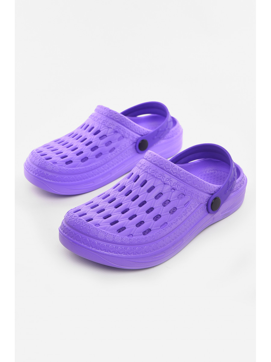 Крокси жіночі фіолетового кольору ДС-62 210410C