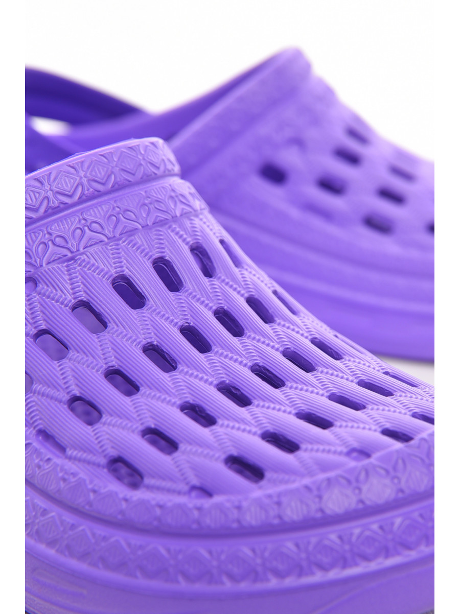 Крокси жіночі фіолетового кольору ДС-62 210410C