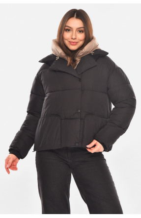 Куртка жіноча демісезонна чорного кольору 88183 210417C