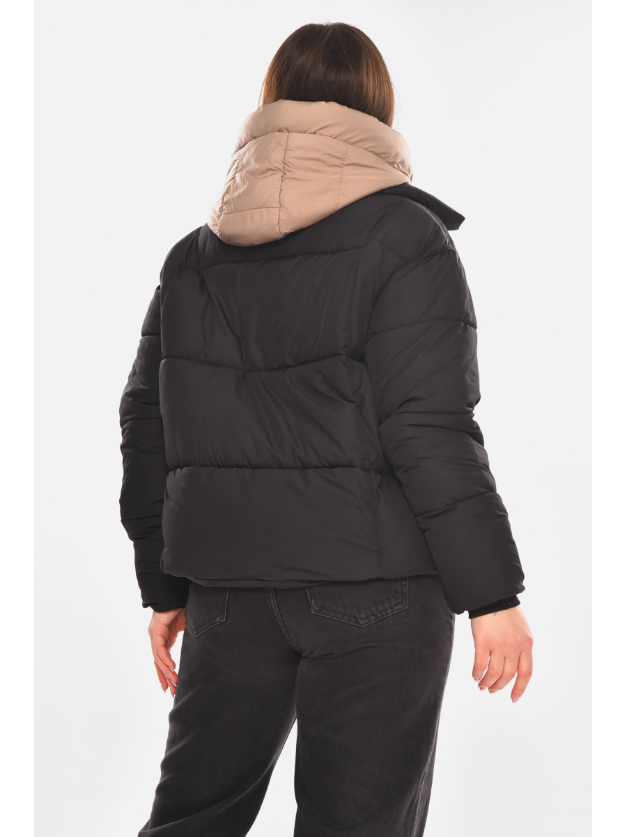 Куртка женская демисезонная черного цвета 88183 210417C