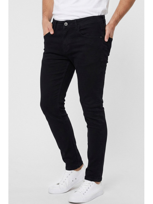 Джинси чоловічі однотонні чорного кольору 8350 210428C