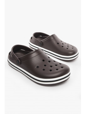 Кроксы мужские темно-коричневого цвета 520 210440C