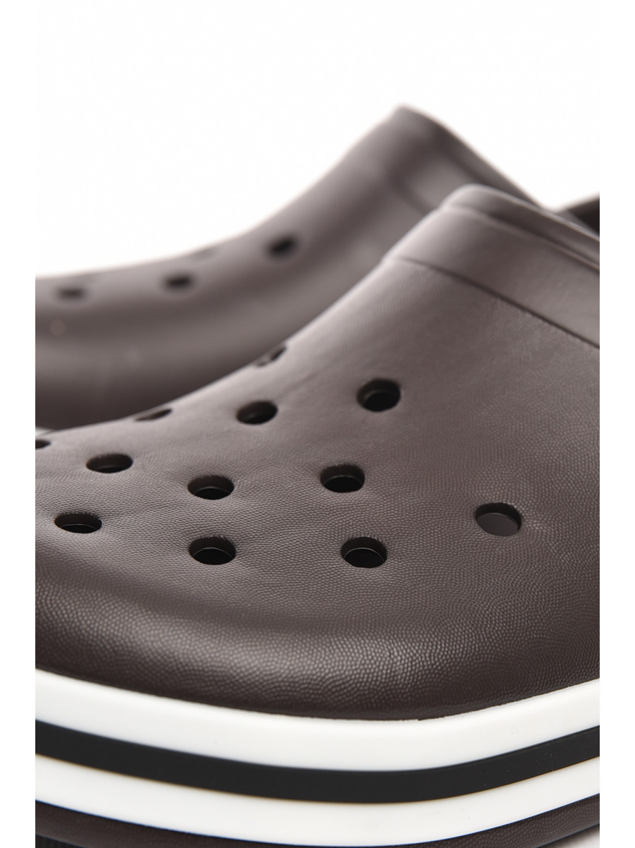 Крокси чоловічі темно-коричневого кольору 520 210440C