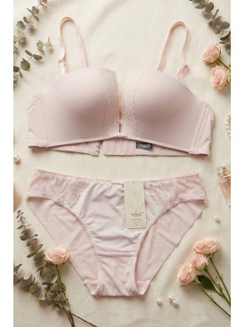 Комплект женский пудрового цвета чашка В 8201 210445C