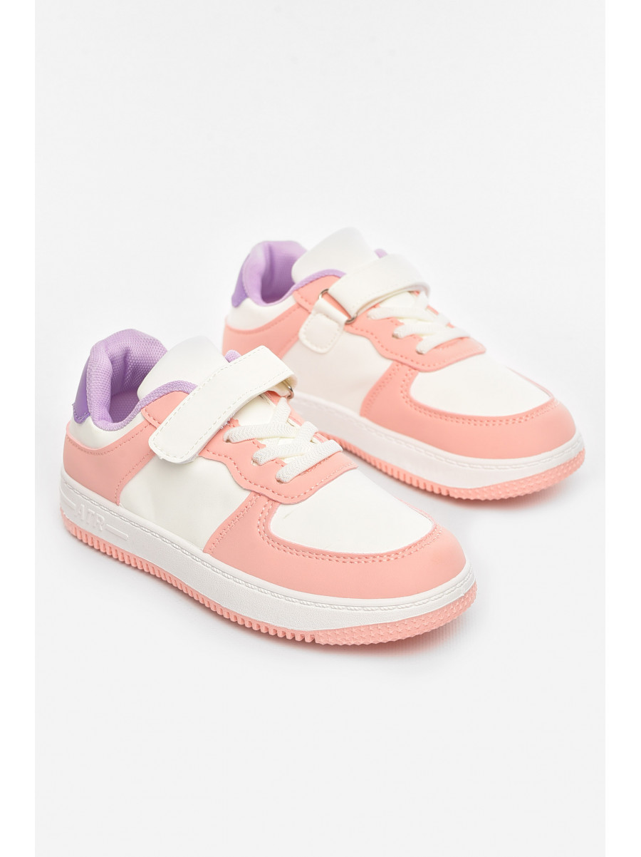 Кросівки дитячі біло-рожевого кольору 536-015 210449C
