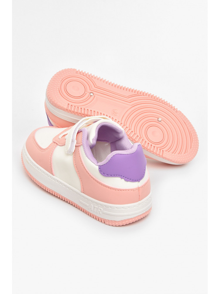 Кросівки дитячі біло-рожевого кольору 536-015 210449C