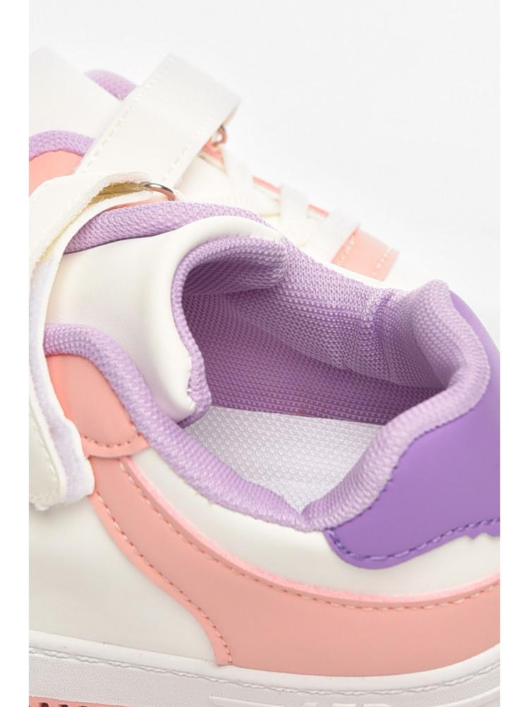 Кросівки дитячі біло-рожевого кольору 536-015 210449C