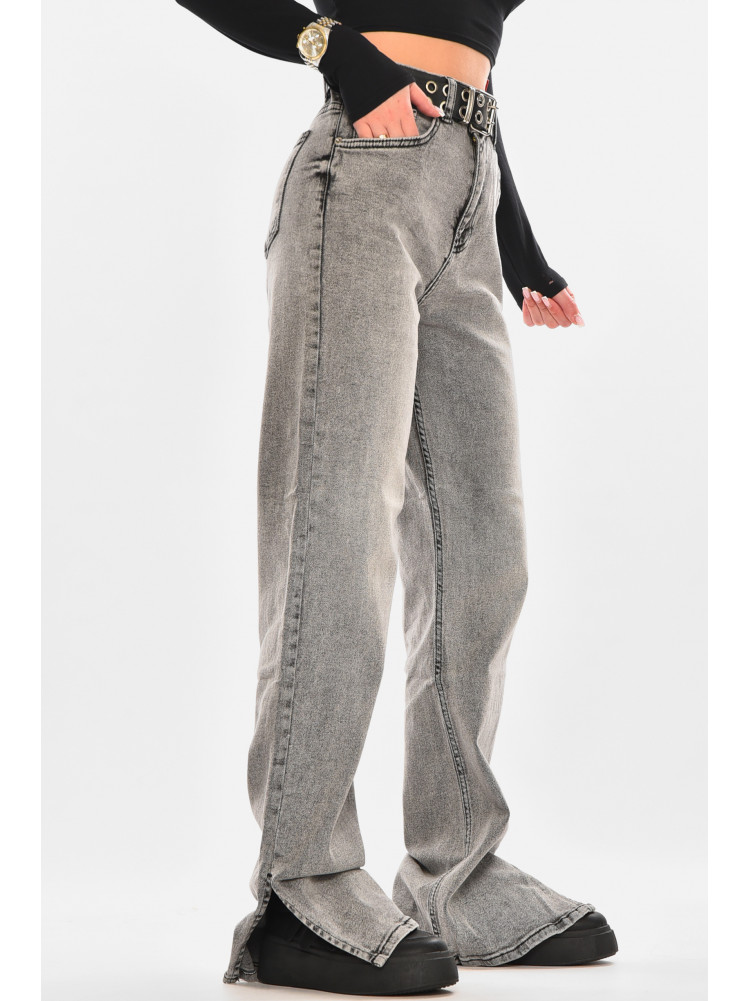 Джинси жіночі однотонні сірого кольору 00620 210450C