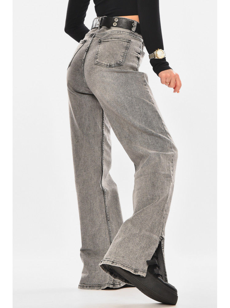 Джинси жіночі однотонні сірого кольору 00620 210450C