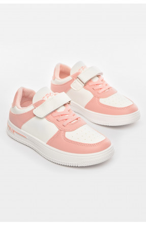 Кросівки дитячі біло-рожевого кольору 503-008 210451C Кросівки дитячі біло-рожевого кольору 503-008 210451C