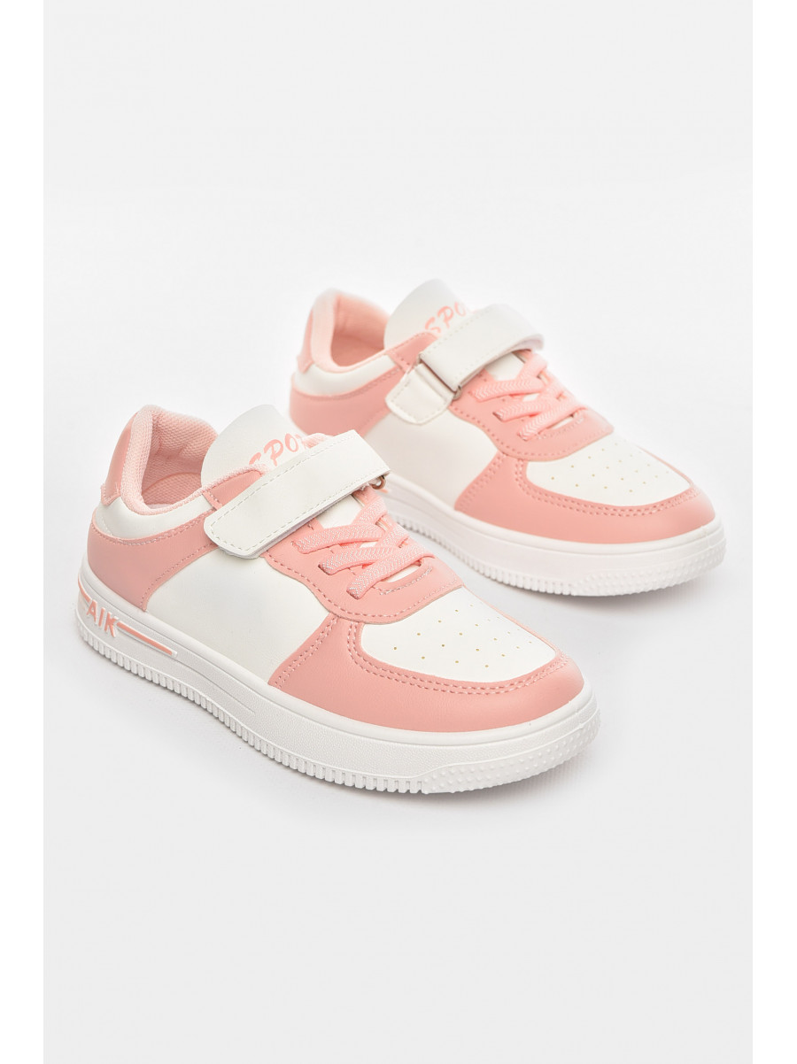 Кросівки дитячі біло-рожевого кольору 503-008 210451C