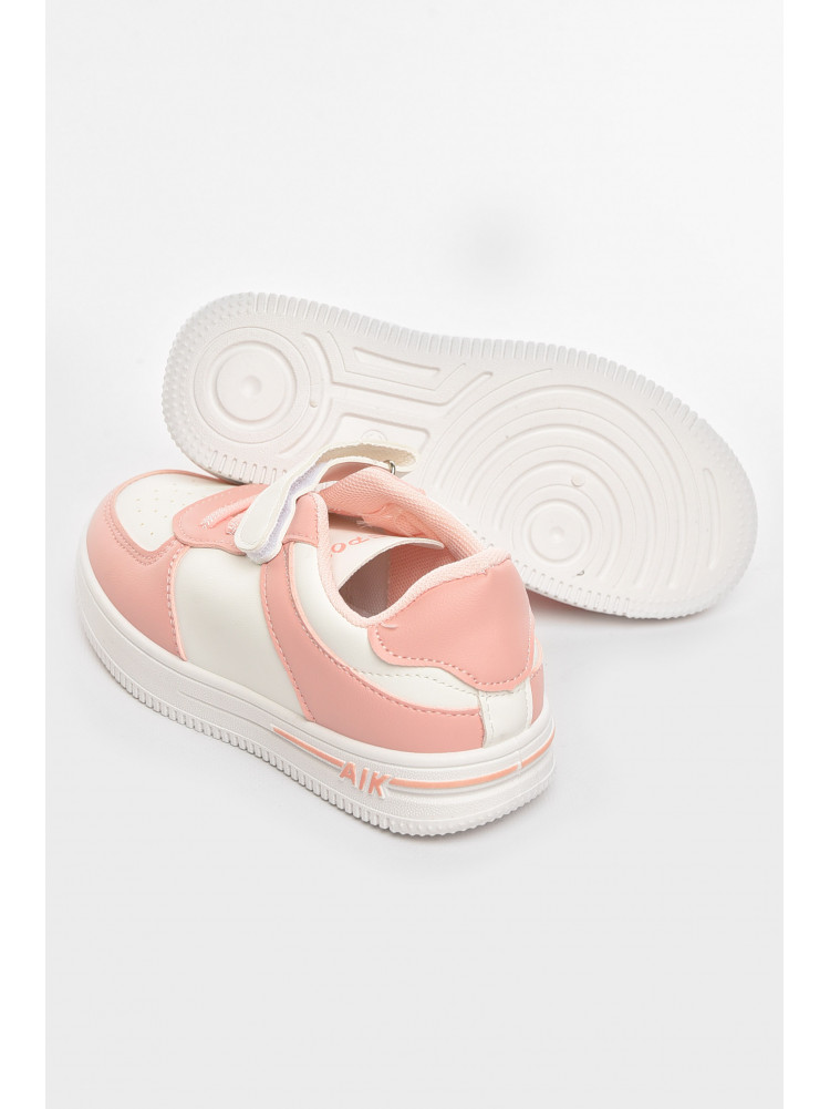 Кросівки дитячі біло-рожевого кольору 503-008 210451C