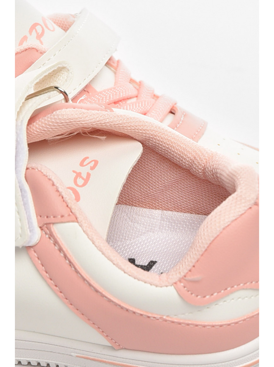 Кросівки дитячі біло-рожевого кольору 503-008 210451C