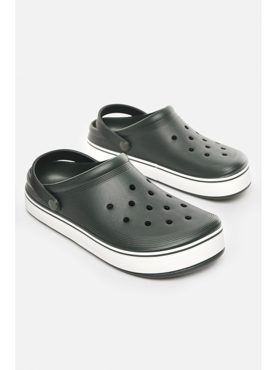 Крокси чоловічі темно-зеленого кольору 523 210453C