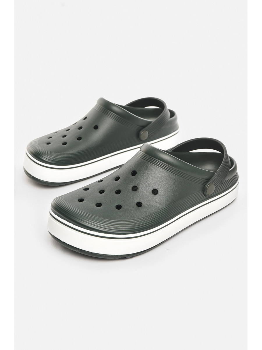 Крокси чоловічі темно-зеленого кольору 523 210453C