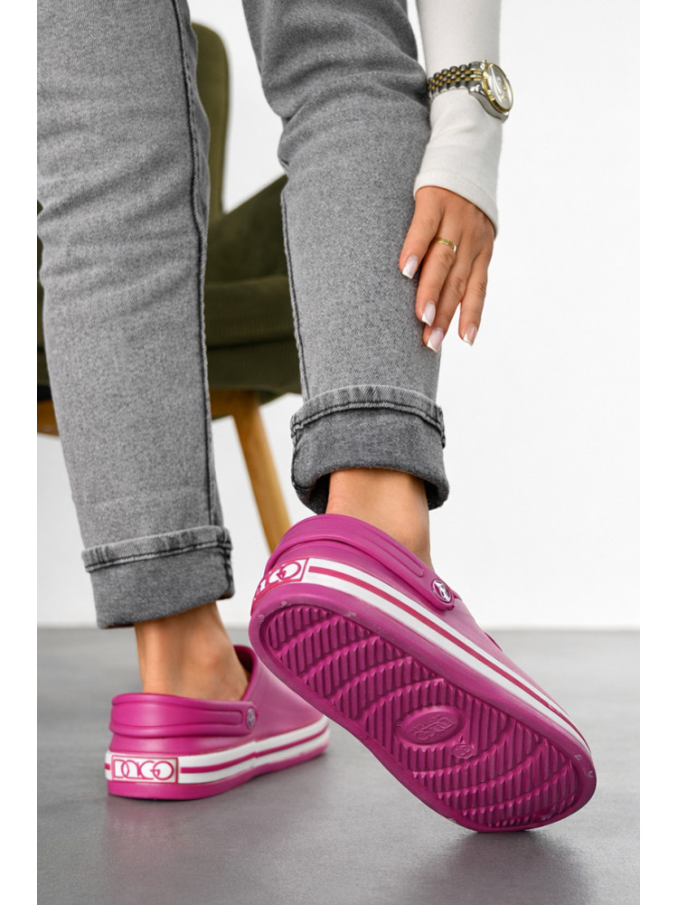 Крокси жіночі малинового кольору 418 210455C