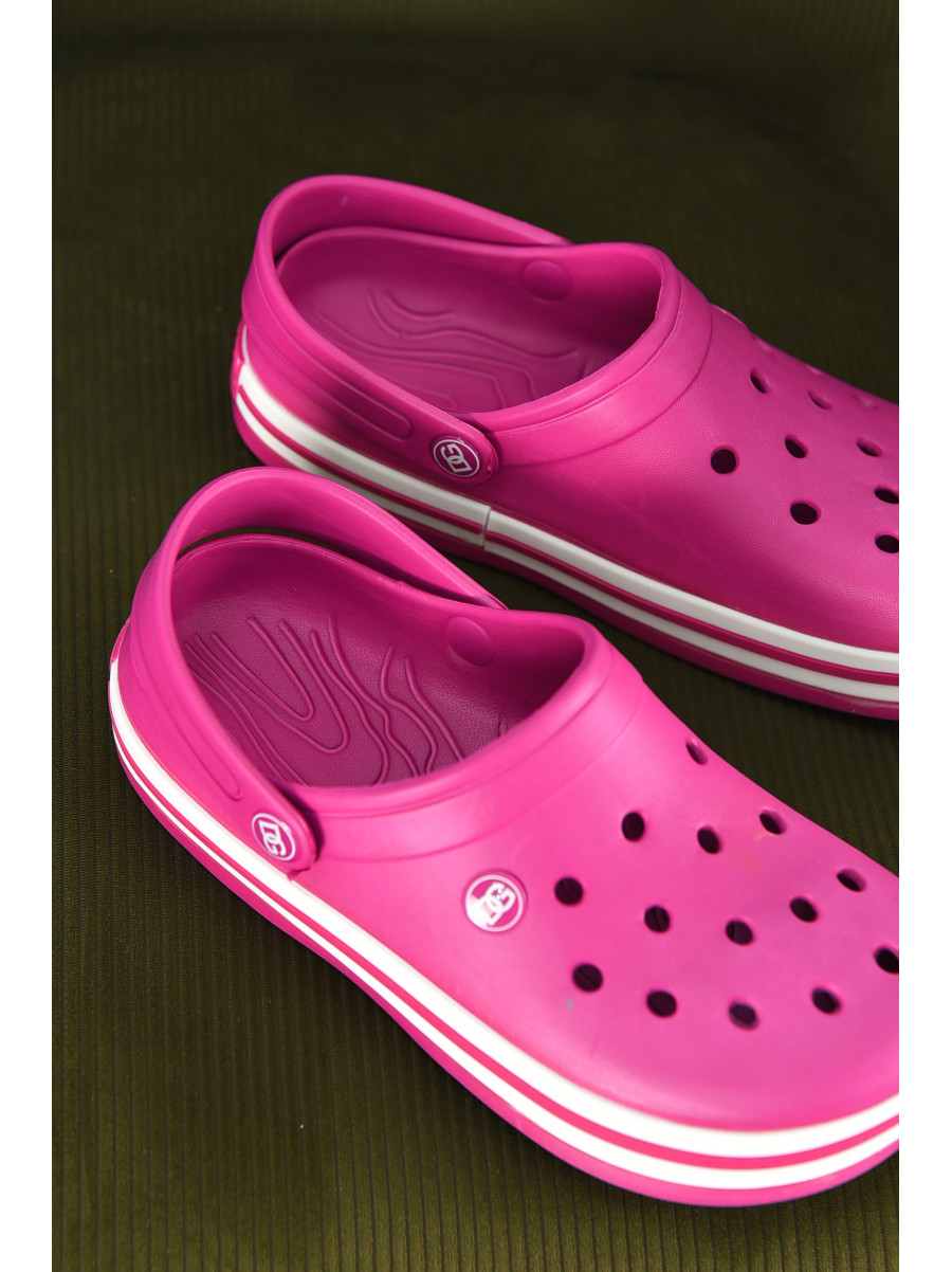 Крокси жіночі малинового кольору 418 210455C