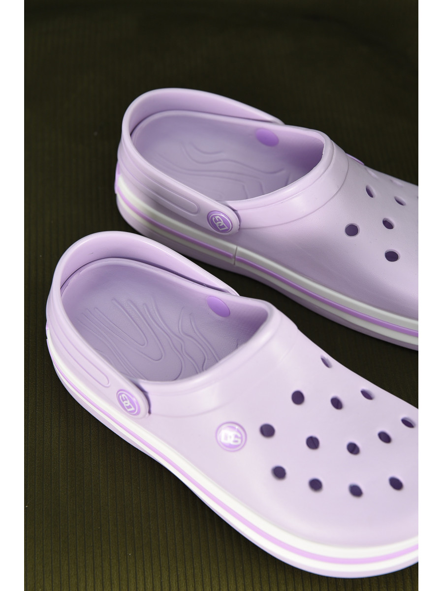 Крокси жіночі бузкового кольору 418 210457C