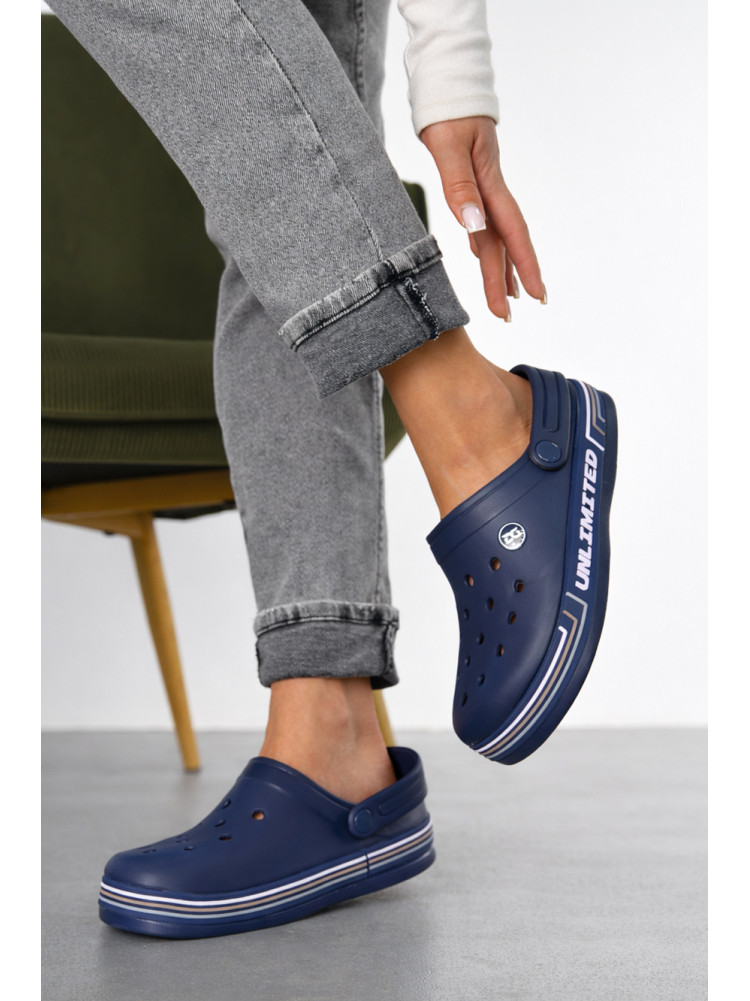 Крокси жіночі темно-синього кольору 602 210459C