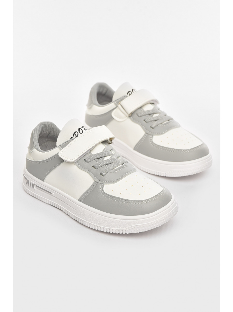 Кросівки дитячі біло-сірого кольору 503-009 210464C