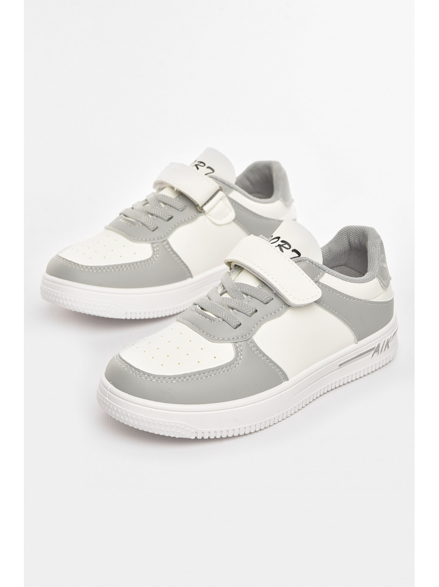Кросівки дитячі біло-сірого кольору 503-009 210464C