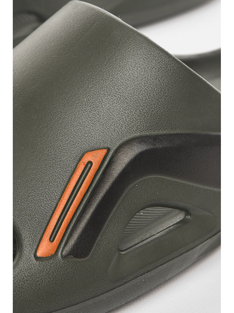 Шльопанці чоловічі піна темно-зеленого кольору L-131А 210466C