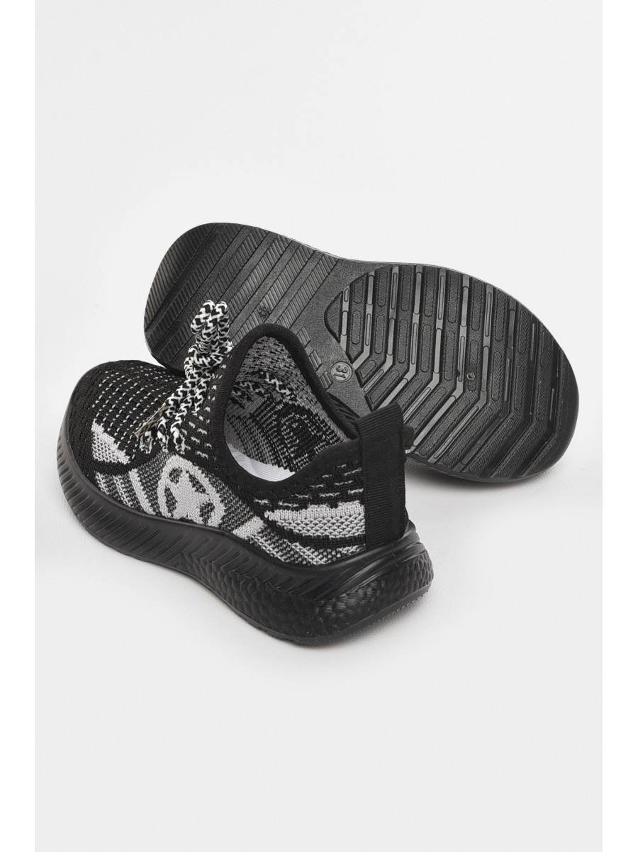 Кросівки дитячі текстильні чорного кольору 553-009 210469C