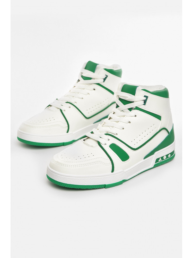 Кросівки чоловічі біло-зеленого кольору L 173-3 210482C