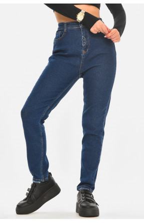Джинси жіночі однотонні синього кольору 0926 210493C