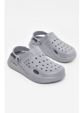 Кроксы мужские серого цвета 516 210516C Кроксы мужские серого цвета 516 210516C